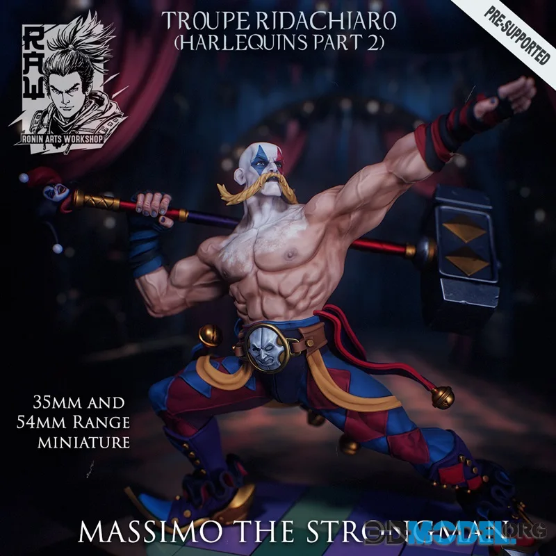 Ronin Arts Workshop - Massimo The Strongman – Printable