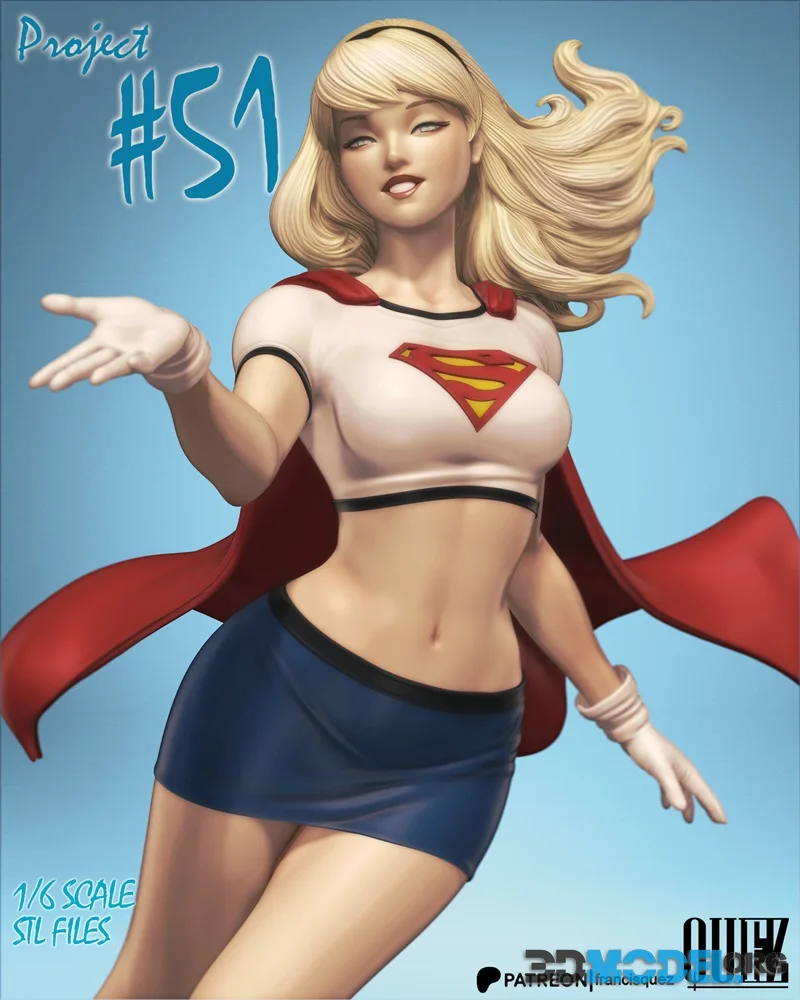 Francis Quez - Project 51 - Supergirl – Printable