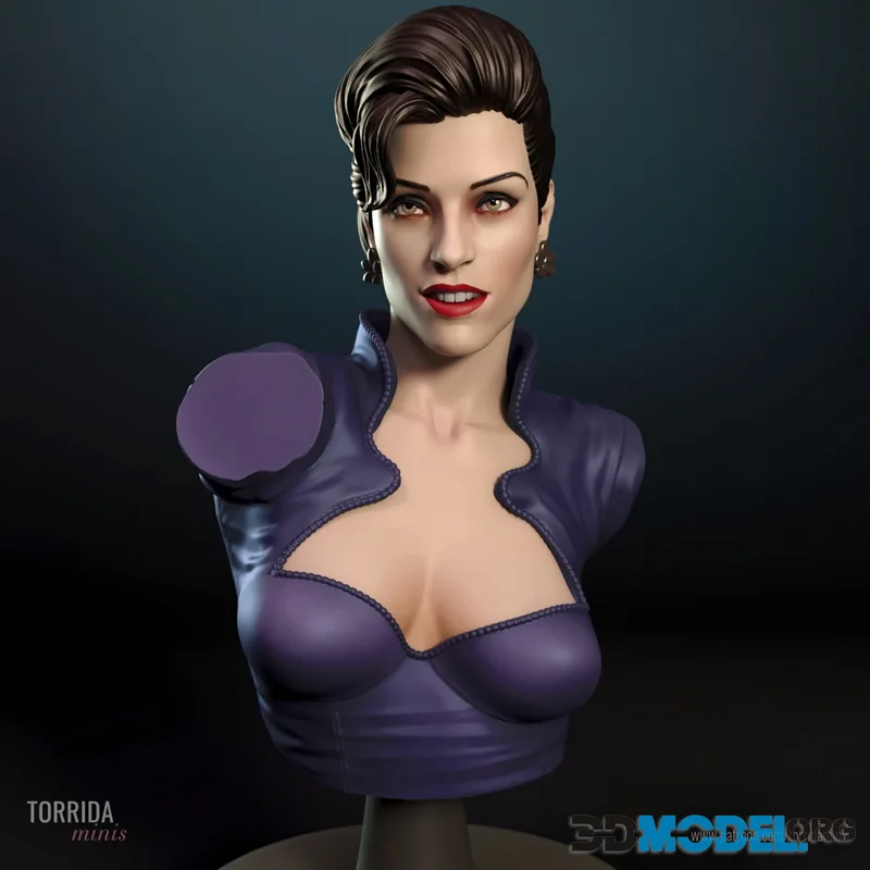 Torrida Minis - Xenia Onatopp from Goldeneye Bust – Printable