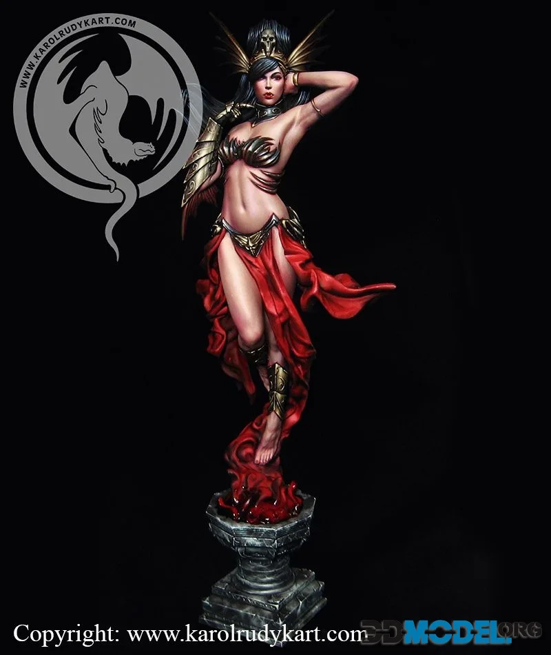 Karol Rudyk Art - Lady Sybilla - 4 Scales – Printable
