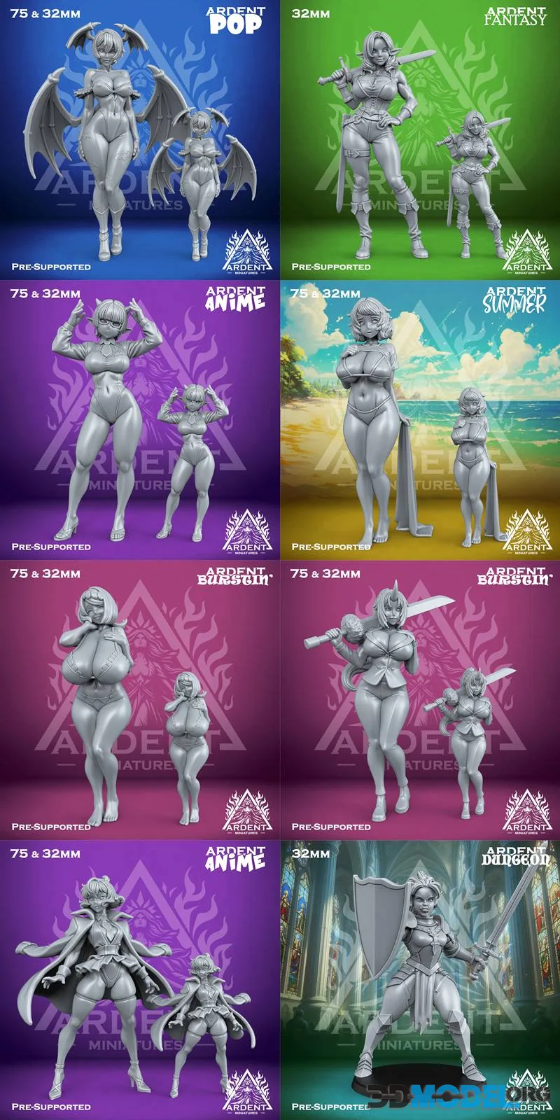 Ardent Miniatures February 2026 – Printable