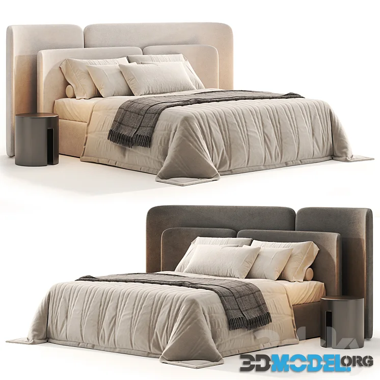 2 color of Lauren Bed by The Highwall
