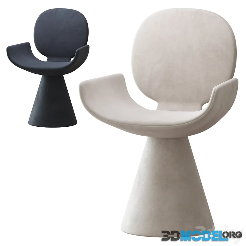 2 colors Youpi chair from Bonaldo