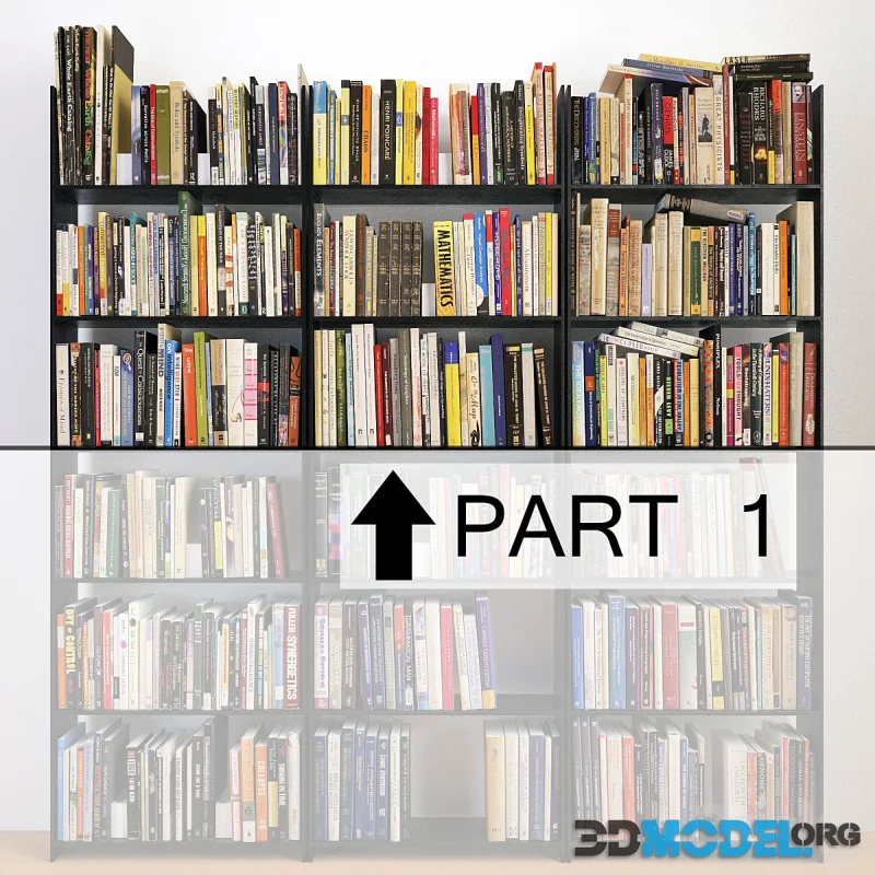 3 racks and 474 scientific books (part one)