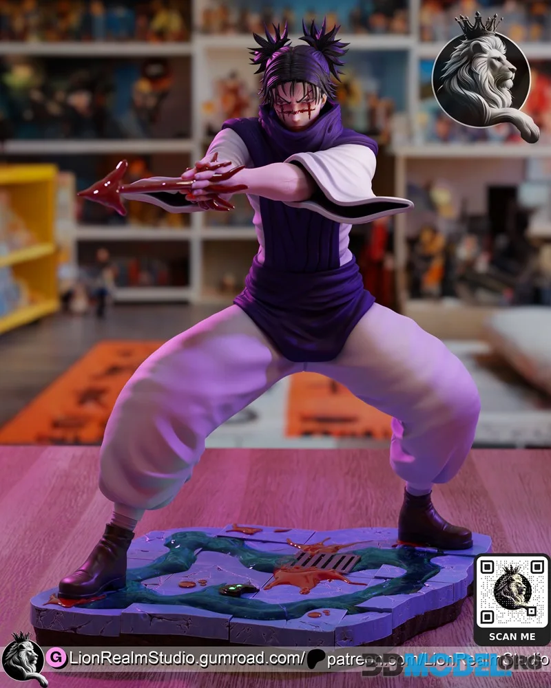 LionRealm Studio - Choso - Jujutsu Kaisen – Printable