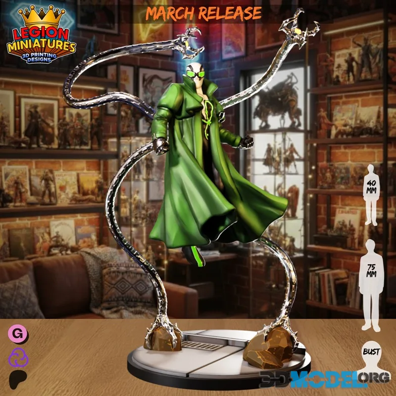 Legion Miniatures - Marvel - Octopus – Printable