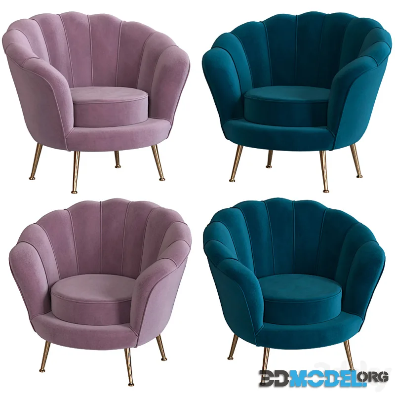 Armchair Blossom by Mdehouse