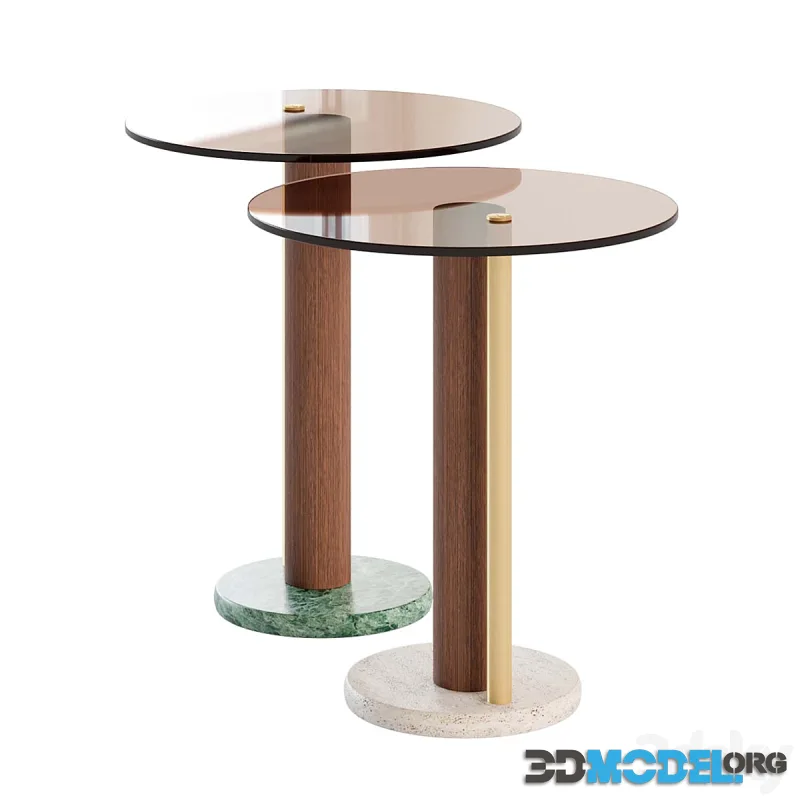 ATHENA SET OF 2 COFFEE TABLES