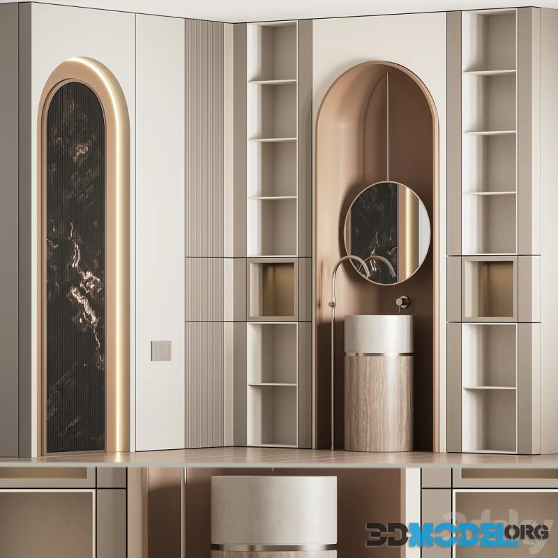Bathroom Furniture Set 09