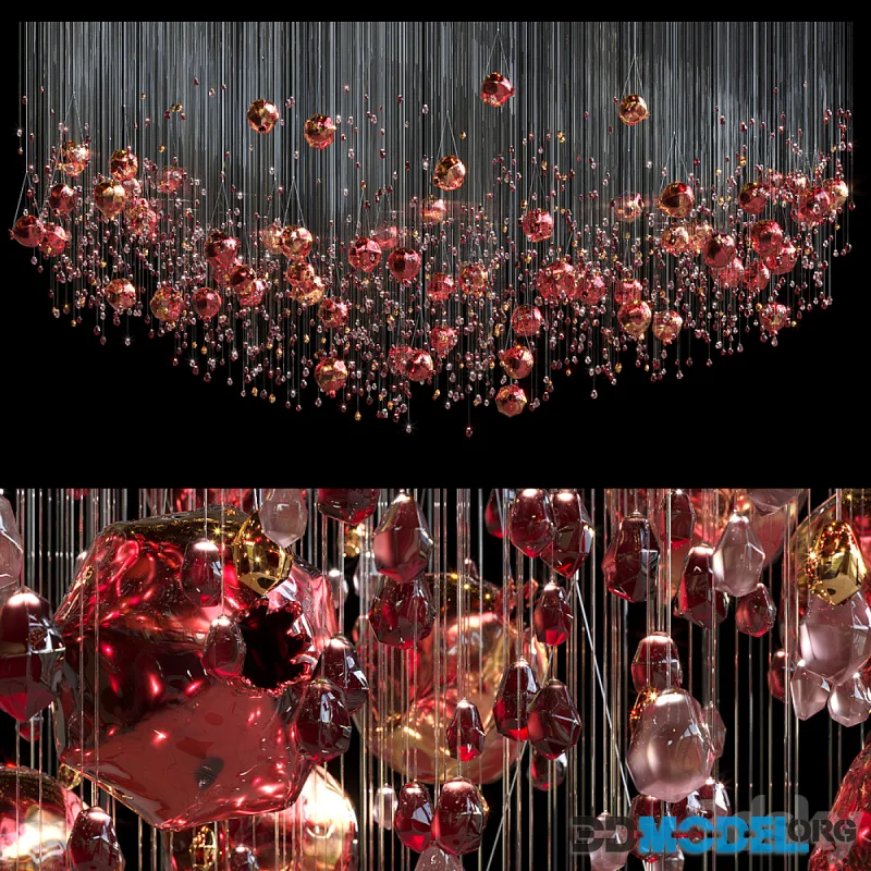Chandelier Light Vargov - Garnet