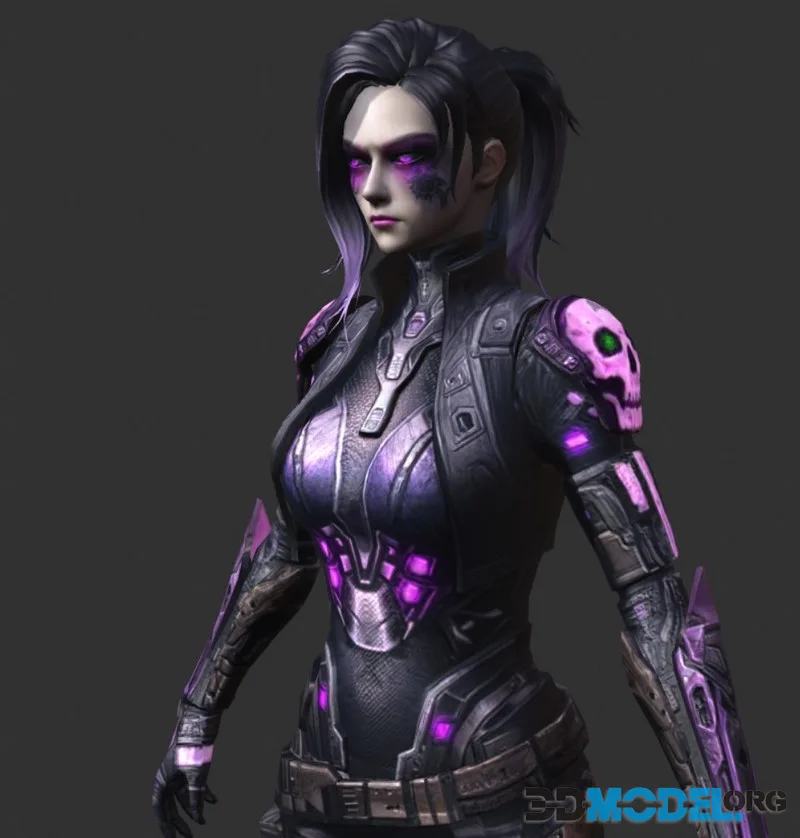 Character Female Warriors 06 (PBR)