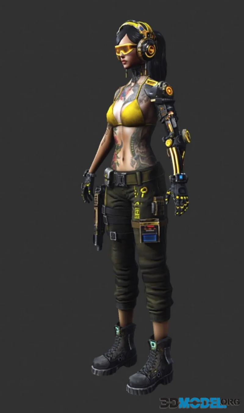 Character Female Warriors 09 (PBR)