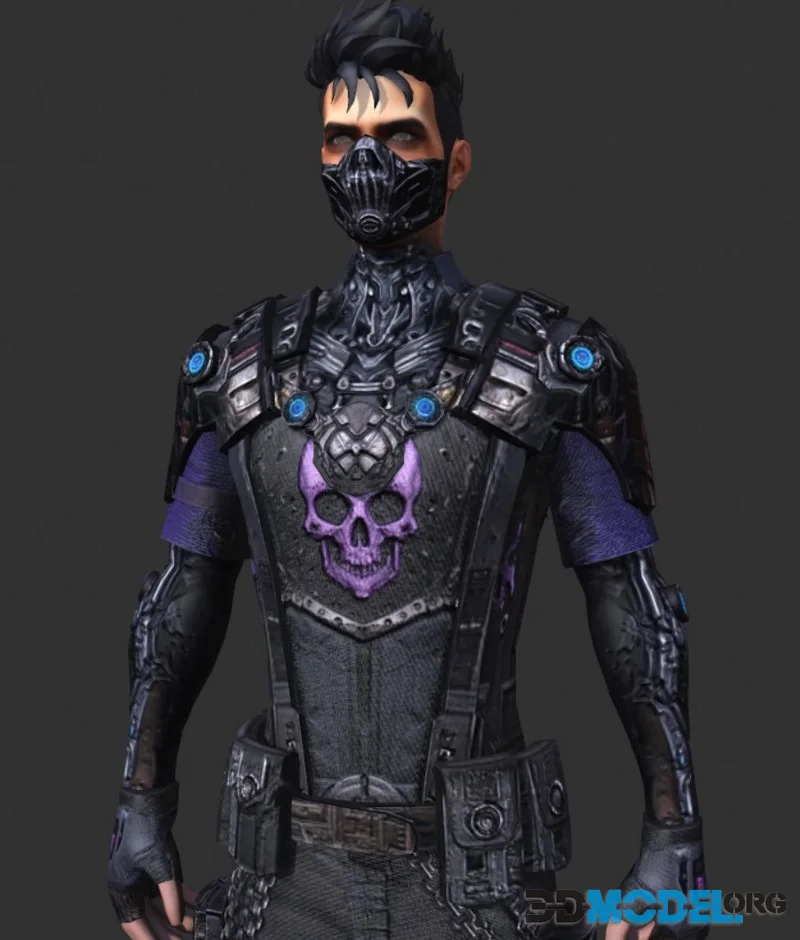 Character Male Warriors 04 (PBR)