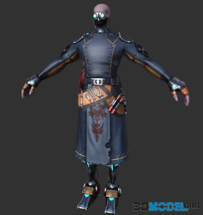 Character Male Warriors 05 (PBR)