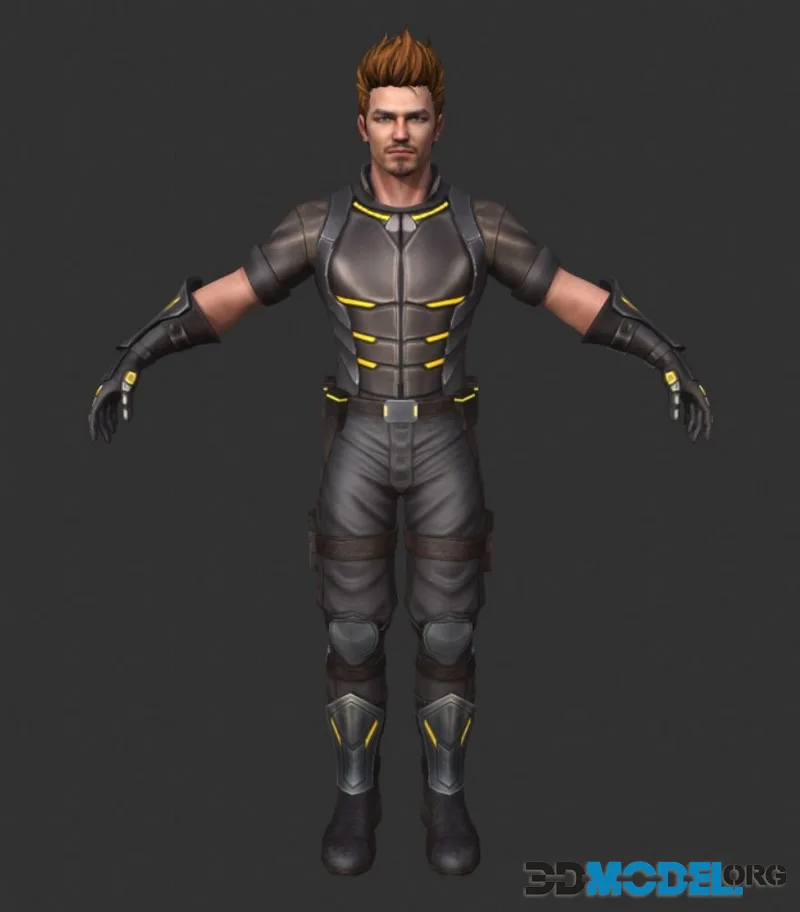 Character Male Warriors 07 (PBR)