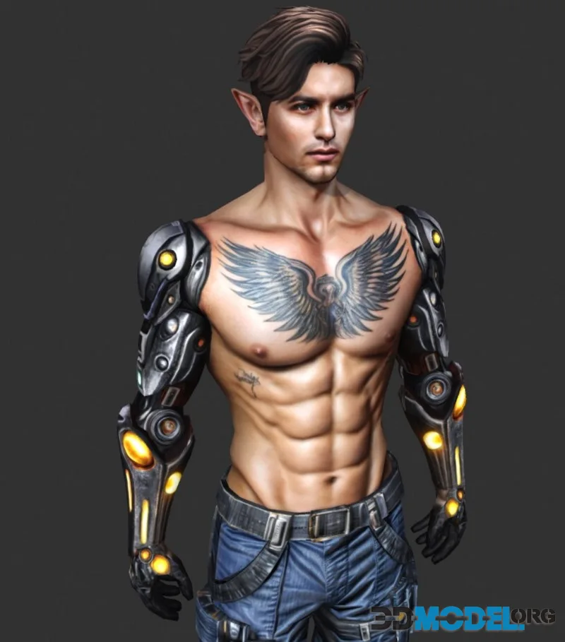Character Male Warriors 09 (PBR)