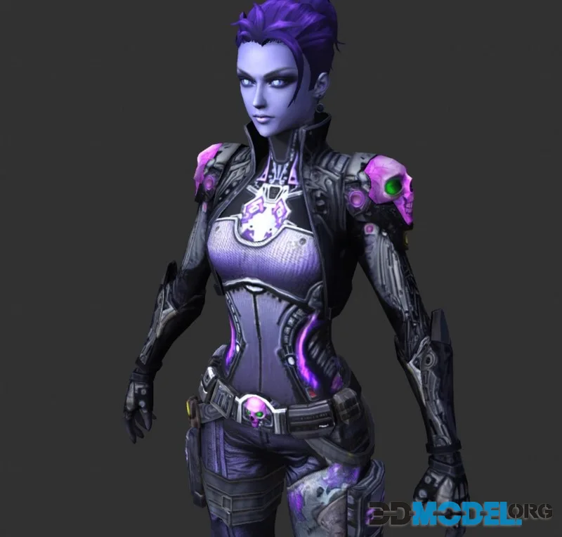 Character Warriors 04 low-poly (PBR)