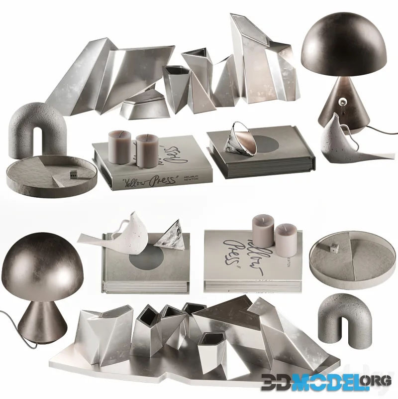 Coffee table decor set 048