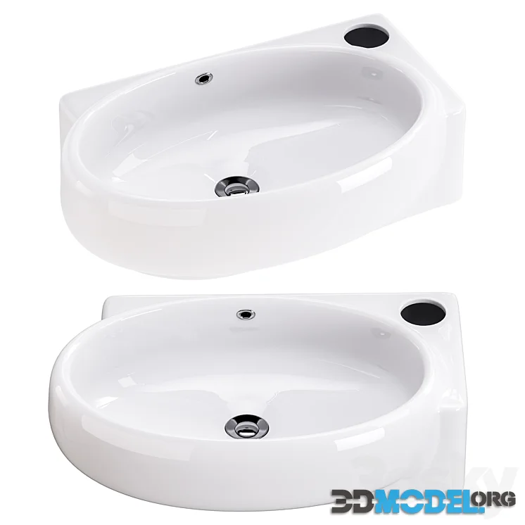 Corner Wall Mount Bathroom