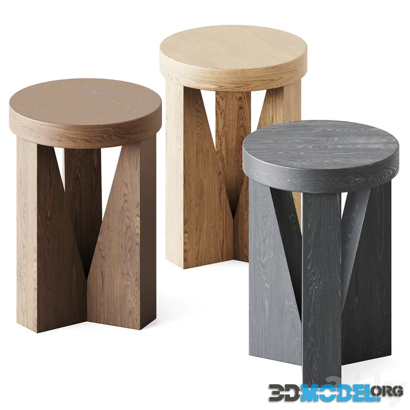 Cugino stool oak by Mattiazzi