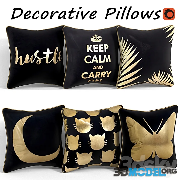 Decorative pillows set 126