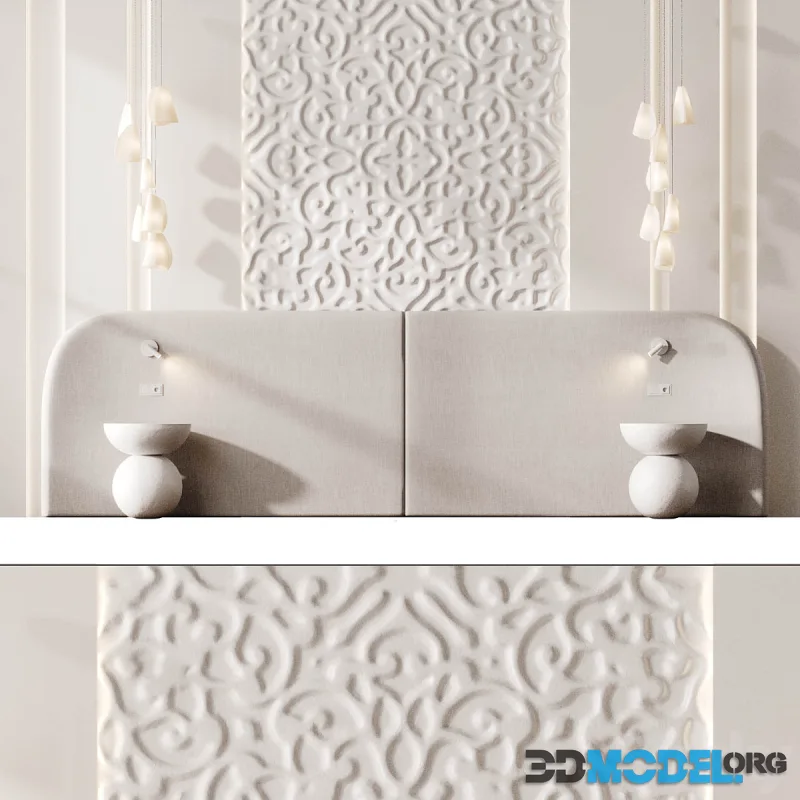 Decorative wall 3D panel 019 Ornament