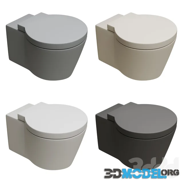 DURAVIT 021009 Wall-mounted toilets x4
