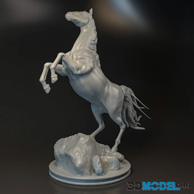 dynamic horse sculpture (PBR)