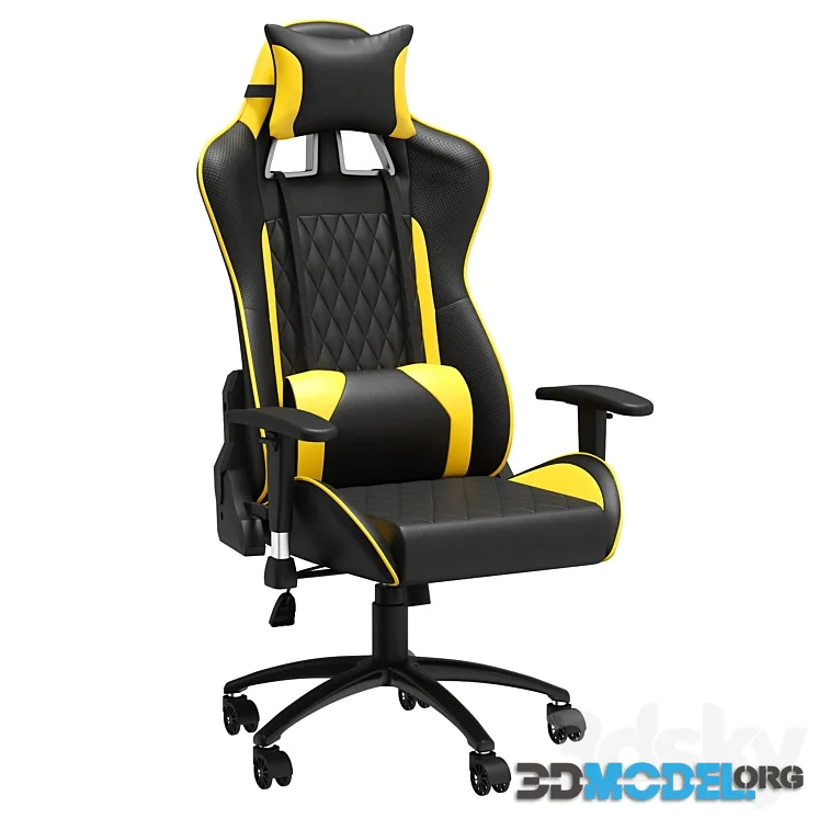 Gamer Duty Black & Yellow Chair