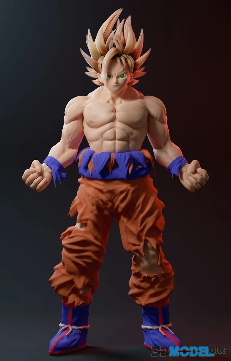 Goku 3D sculpt