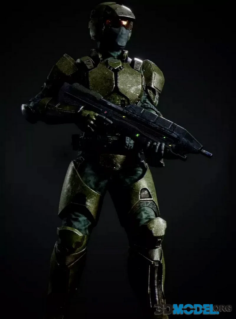 Halo Wars Styled Marine (PBR)