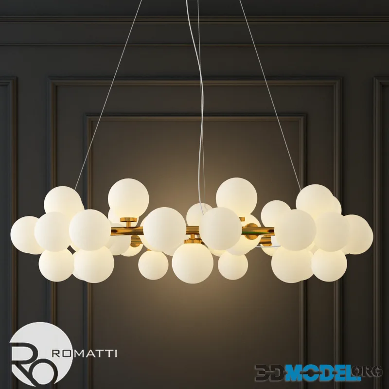 Hanging lamp the mimosa pendant by atelier areti 002