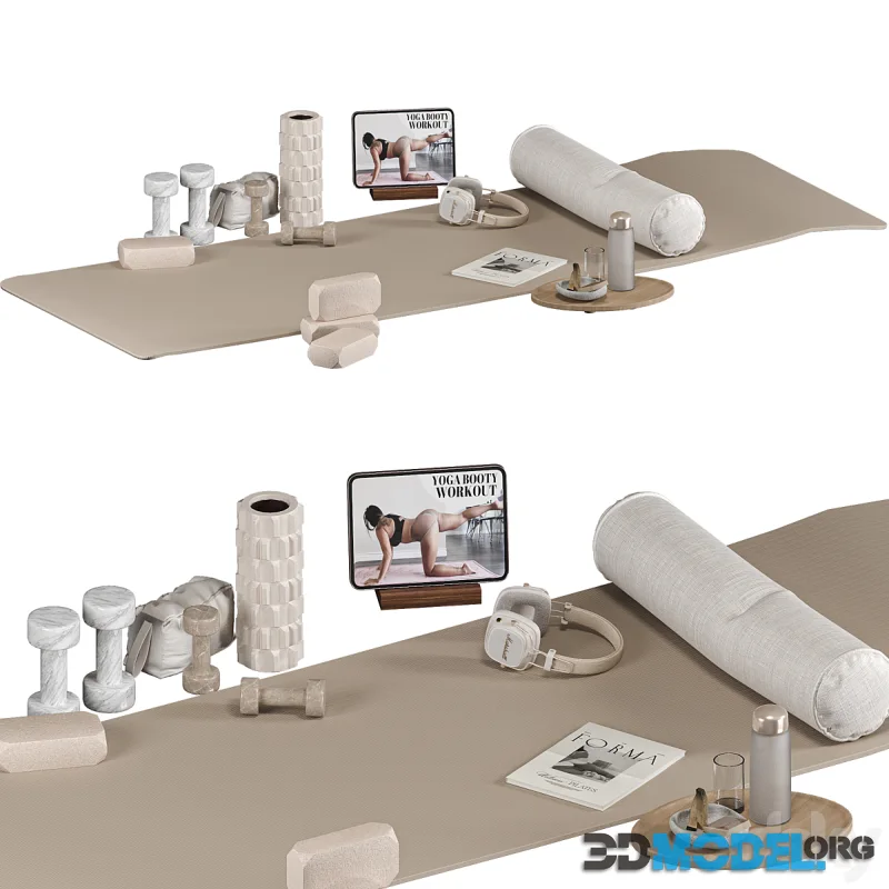 Home Yoga Set with Equipment