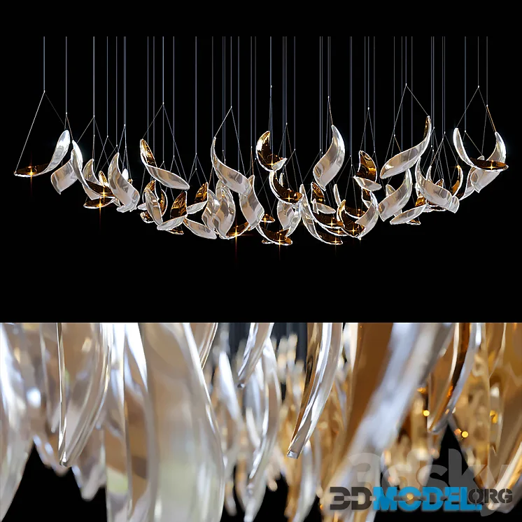 Horizontal composition - Chandelier Light Vargov