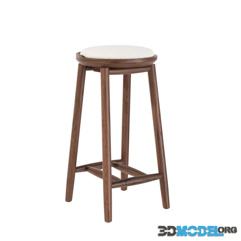 Hugo 65 Barstool by Fontein & Bova