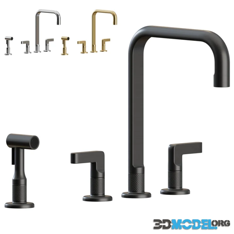 Inciso Kitchen Tap by Gessi