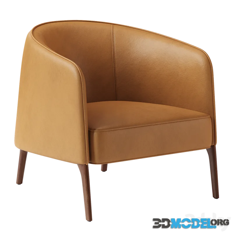 JACKIE Leather armchair