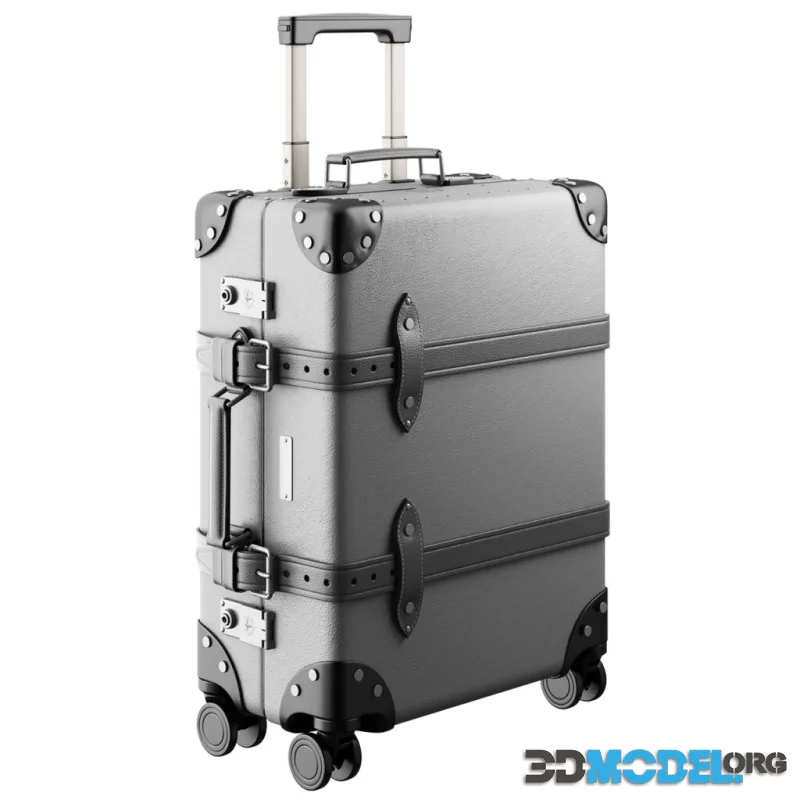 JB Carry-On 4 Wheels Luggage Grey by Globe Trotter