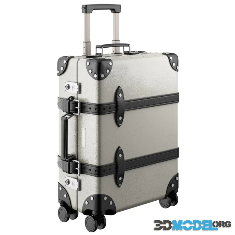 JB Carry-On 4 Wheels Luggage Silver by Globe Trotter