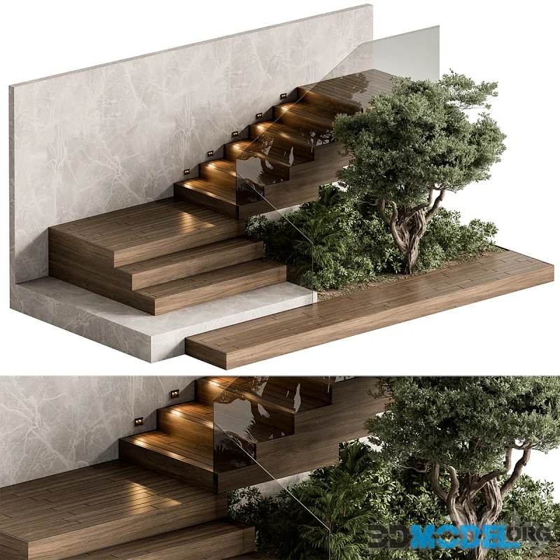 Landscape Furniture stairs – Set 103