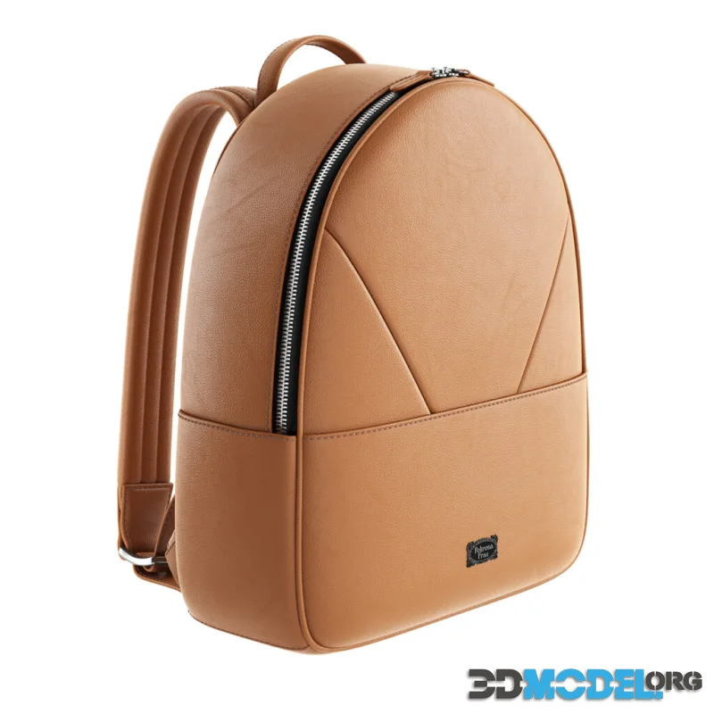 Leather Backpack Brown by Poltrona Frau