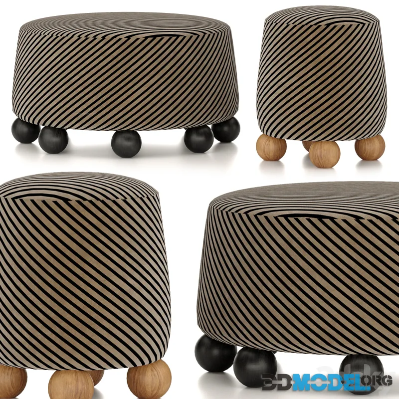Morro Pouf By Kelly Wearstler