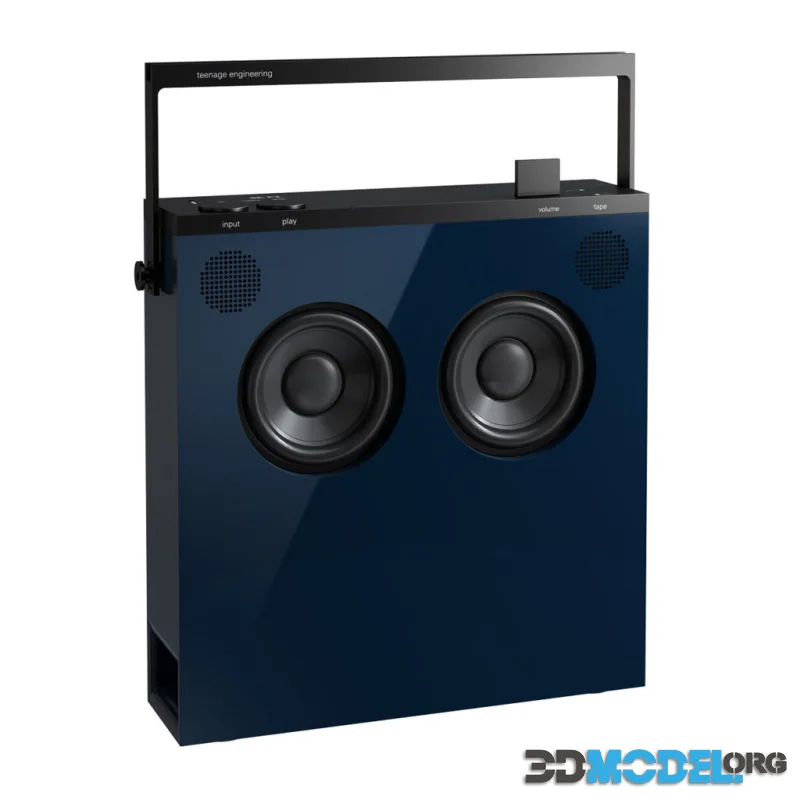 OB-4 Bluetooth Loudspeaker Navy by Teenage Engineering