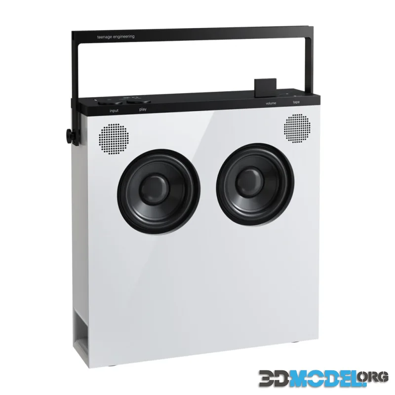 OB-4 Bluetooth Loudspeaker White by Teenage Engineering