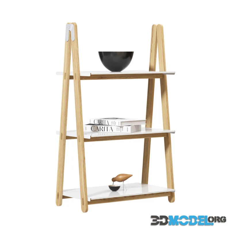 One Step Up Bookcase Low by Normann Copenhagen