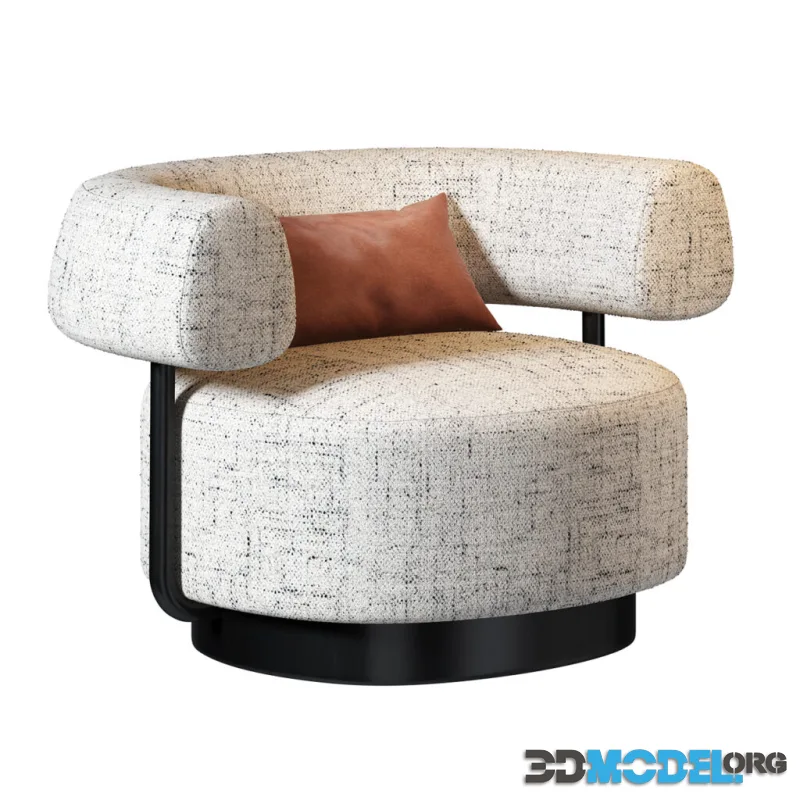 Oso I Swivel Lounge Chair by More
