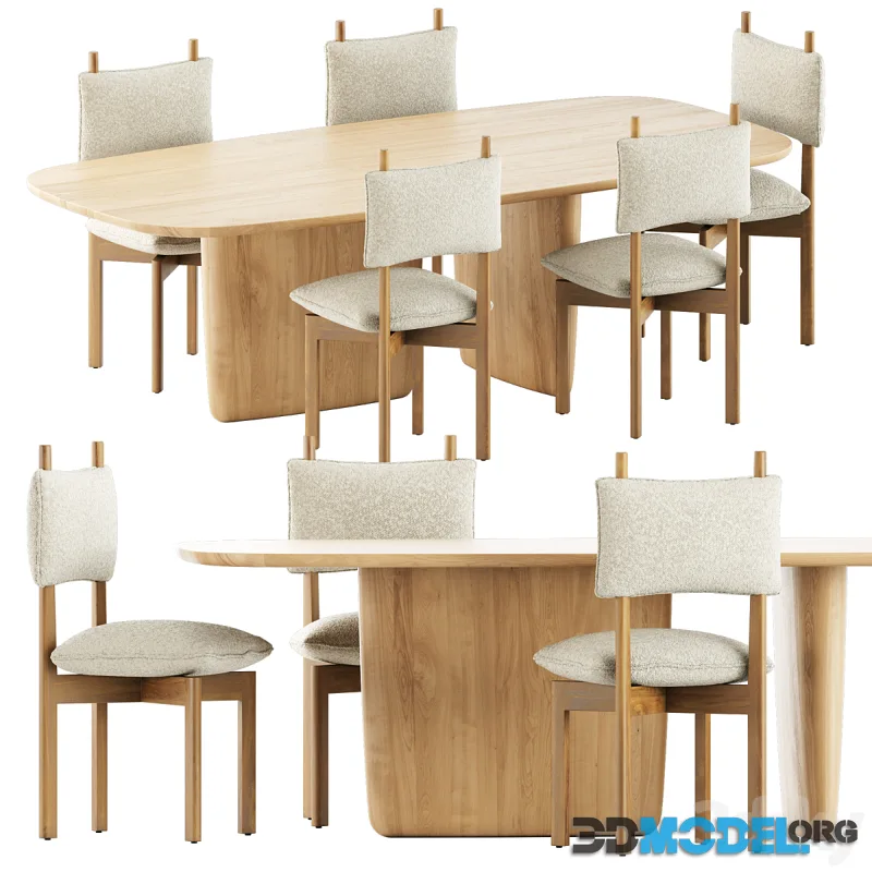 Paf Paf Chair MC25 by Mattiazzi and Tobi-Ishi table by Bebitalia
