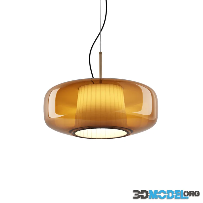 Plisse Pendant Lamp by Vistosi
