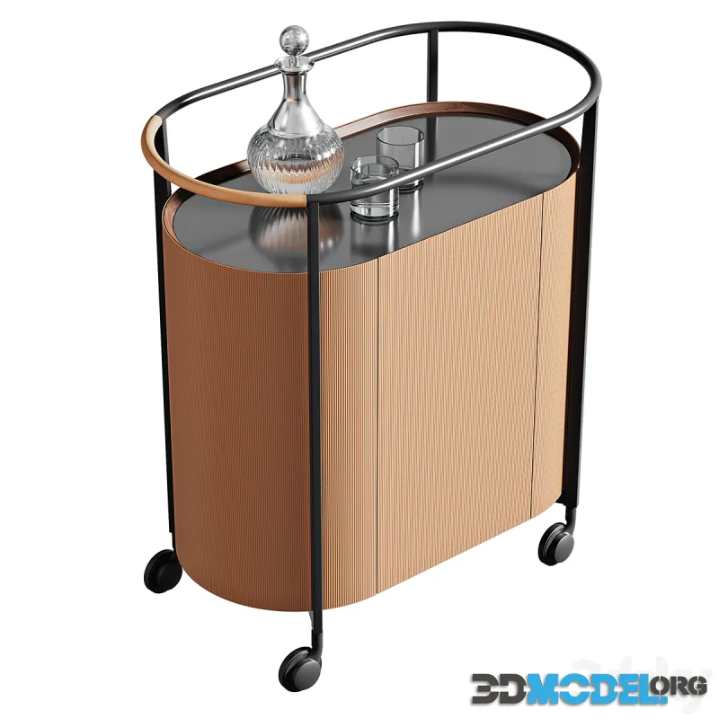 Poltrona Frau trolley, collection MI