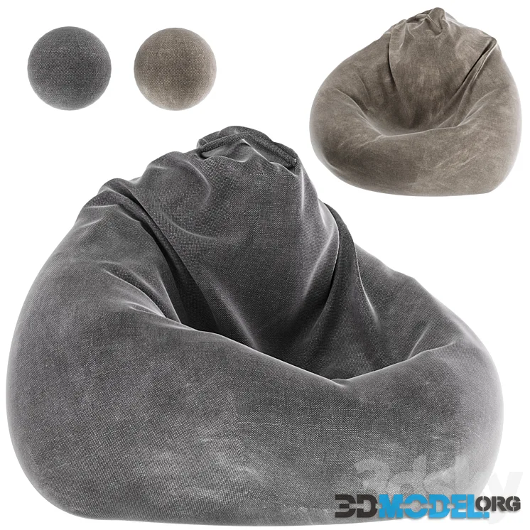 Pouf beanbag chair 2